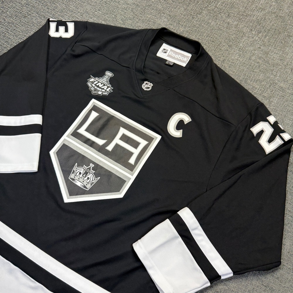 Reebok LA Kings Dustin Brown #23 Hockey Jersey Mens XL 2012 Stanley Cup Final
